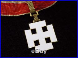 Austrian First Republic 1919-38 Commander Class Merit Order Cross Neck Ribbon