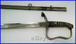 Austrian M. 1861 Foot Officer's Sword/Sheath, Stingray Wrapped Grip