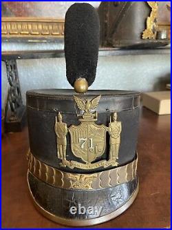 Authentic 71st New York Infantry Regiment Shako Hat Post Civil War