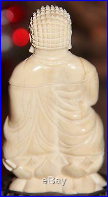 Authentic Estate Sale From Shanghai China 1930's Ivory Color Buddha