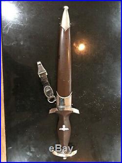Authentic WW2 German SA RZM M7/14 Dagger with Scabbard
