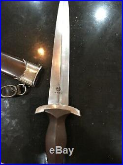 Authentic WW2 German SA RZM M7/14 Dagger with Scabbard
