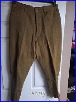 Authentic WWI Era US Army Wool Uniform Set Coat, Tunic, Pants, Hat Rare Find