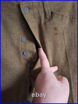 Authentic WWI Era US Army Wool Uniform Set Coat, Tunic, Pants, Hat Rare Find