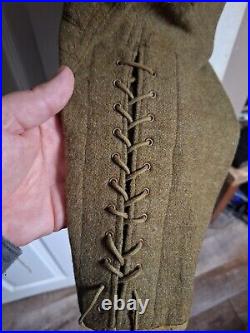 Authentic WWI Era US Army Wool Uniform Set Coat, Tunic, Pants, Hat Rare Find