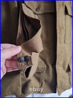 Authentic WWI Era US Army Wool Uniform Set Coat, Tunic, Pants, Hat Rare Find