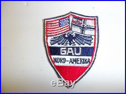 B1192 1930's German / American Bund GAU Nord-Amerika patch C10A6