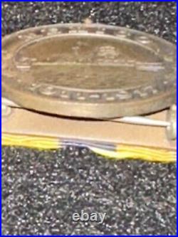 BB&B 1920's US Navy Mexico Campaign Medal Not Numbered Great Example Pin Brooch