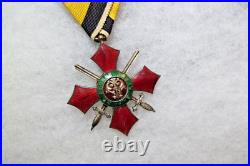 BULGARIA National Order of Miltary Merit V Class Type 1 with Ribbon Original