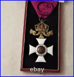 BULGARIA -Royal Order of St. Alexander, IV class, Tsar issue, 1908-1944 Original