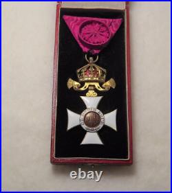 BULGARIA -Royal Order of St. Alexander, IV class, Tsar issue, 1908-1944 Original