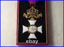 BULGARIA -Royal Order of St. Alexander, IV class, Tsar issue, 1908-1944 Original