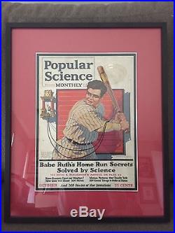 Babe Ruth Magazine Cover Popular Science Monthly October 1921