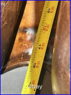 Barnsby Cavalry Saddle British Military Issue 30's- 18 Seat- Original Stamps