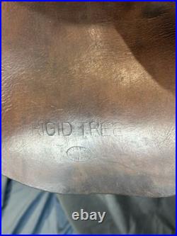 Barnsby Cavalry Saddle British Military Issue 30's- 18 Seat- Original Stamps