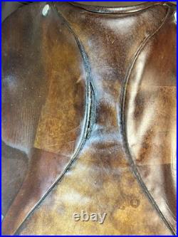 Barnsby Cavalry Saddle British Military Issue 30's- 18 Seat- Original Stamps