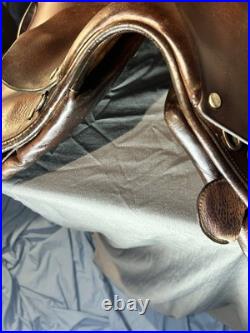 Barnsby Cavalry Saddle British Military Issue 30's- 18 Seat- Original Stamps