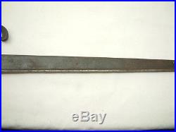 Bayonet / Sword / Dagger Dutch Netherlands MARKED Triangular Blade 1895