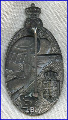 Beautiful 1930s Kingdom of Romania Pre Military Badge 2nd Class