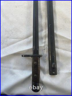 Belgian Bayonet M 1916/35 With Original Scabbard