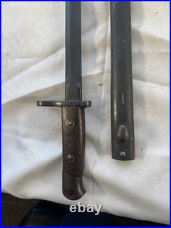 Belgian Bayonet M 1916/35 With Original Scabbard