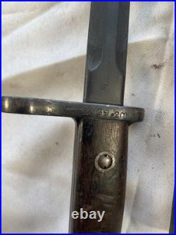 Belgian Bayonet M 1916/35 With Original Scabbard