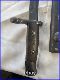 Belgian Bayonet M 1916/35 With Original Scabbard