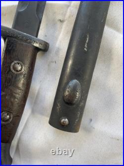 Belgian Bayonet M 1916/35 With Original Scabbard