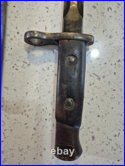 Belgian M1916 Bayonet With Scabbard