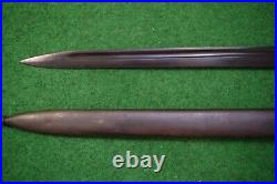 Belgian M1924 Export Bayonet With Scabbard And Leather Frog