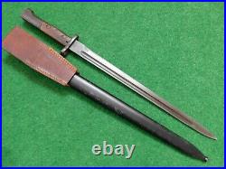 Belgian M24 Export Bayonet With Scabbard And Frog