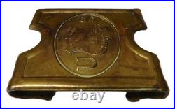 Blimp Airships US Naval Air Station Lakehurst NJ. Brass Belt Buckle Hindenburg