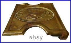 Blimp Airships US Naval Air Station Lakehurst NJ. Brass Belt Buckle Hindenburg