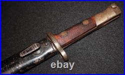 Brazilian Army Brazil M-1935 Bayonet 7mm Mauser Rifle German Export Interwar