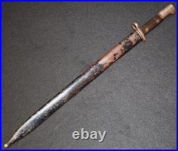 Brazilian Army Brazil M-1935 Bayonet 7mm Mauser Rifle German Export Interwar