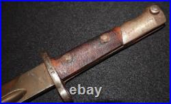 Brazilian Army Brazil M-1935 Bayonet 7mm Mauser Rifle German Export Interwar