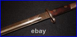 Brazilian Army Brazil M-1935 Bayonet 7mm Mauser Rifle German Export Interwar