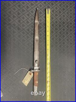 Brazilian Mauser Model M-1924 Bayonet With Scabbard