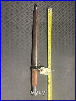 Brazilian Mauser Model M-1924 Bayonet With Scabbard