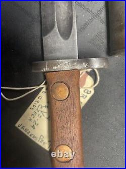 Brazilian Mauser Model M-1924 Bayonet With Scabbard