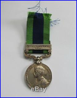 British INDIA General service Afghanistan NWF War combat silver medal 1919
