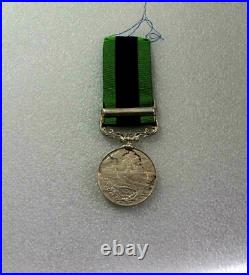 British INDIA General service Waziristan War combat named silver medal 1921