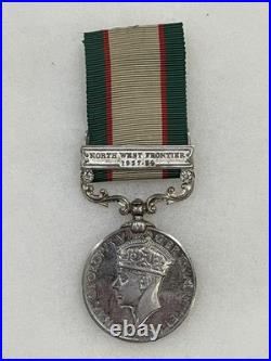 British India General Service Medal Northwest Frontier 1937-39 1-18 R. Garh. R
