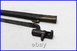 British Martini-Henry Socket Bayonet With Leather Scabbard BAYO564