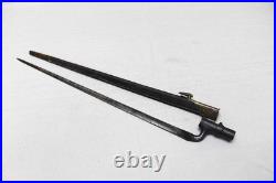 British Martini-Henry Socket Bayonet With Leather Scabbard BAYO564