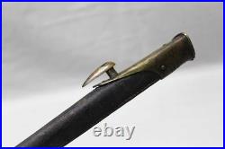 British Martini-Henry Socket Bayonet With Leather Scabbard BAYO564