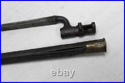 British Martini-Henry Socket Bayonet With Leather Scabbard BAYO564