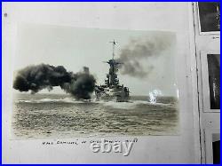 British Royal Navy HMS Ramillies & Tour Photograph Album 250 Images
