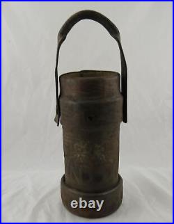 British Royal Navy Leather Cordite Artillery Bucket no57 IIII BH&G Ltd