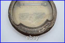 Broken Damaged Stained USMC Sterling Silver Thermometer Antique Souvenir Vtg